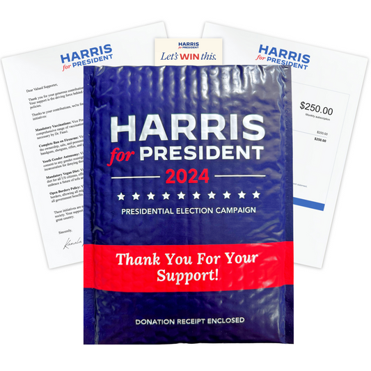 Kamala Harris Donation Prank Mailer